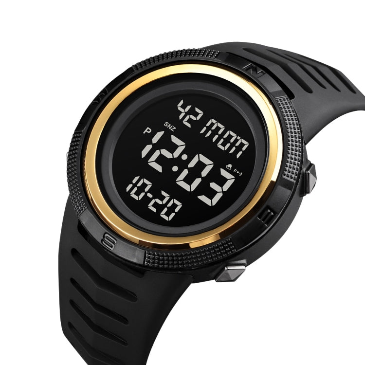 skmei-1632-dual-time-display-luminous-electronic-watch-support-alarm-clockgolden-black