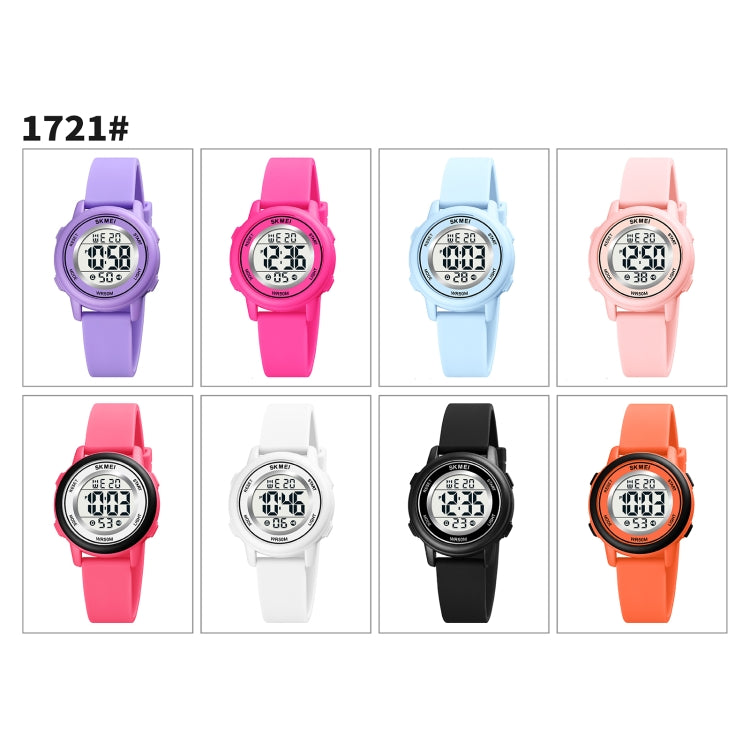 skmei-1721-triplicate-round-dial-led-digital-display-luminous-silicone-strap-electronic-watchorange