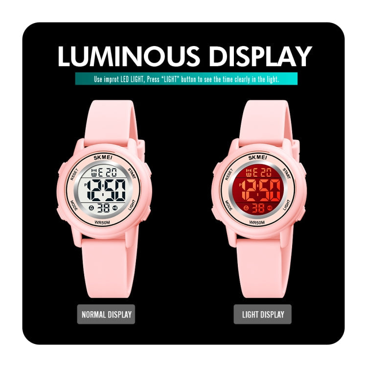 skmei-1721-triplicate-round-dial-led-digital-display-luminous-silicone-strap-electronic-watchorange