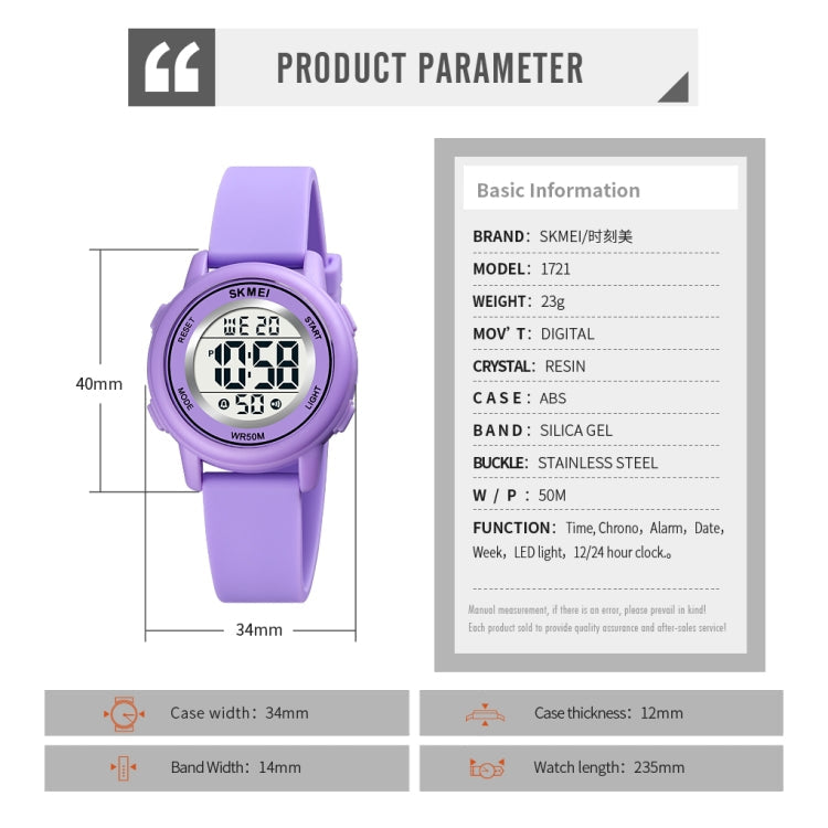 skmei-1721-triplicate-round-dial-led-digital-display-luminous-silicone-strap-electronic-watchorange