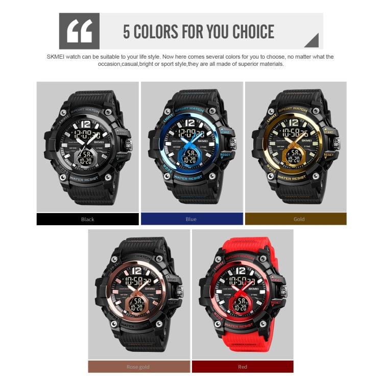 skmei-1725-three-time-led-digital-display-timing-luminous-electronic-watchred