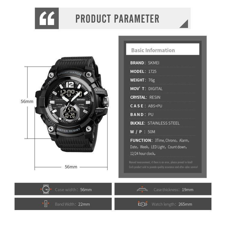 skmei-1725-three-time-led-digital-display-timing-luminous-electronic-watchrose-gold