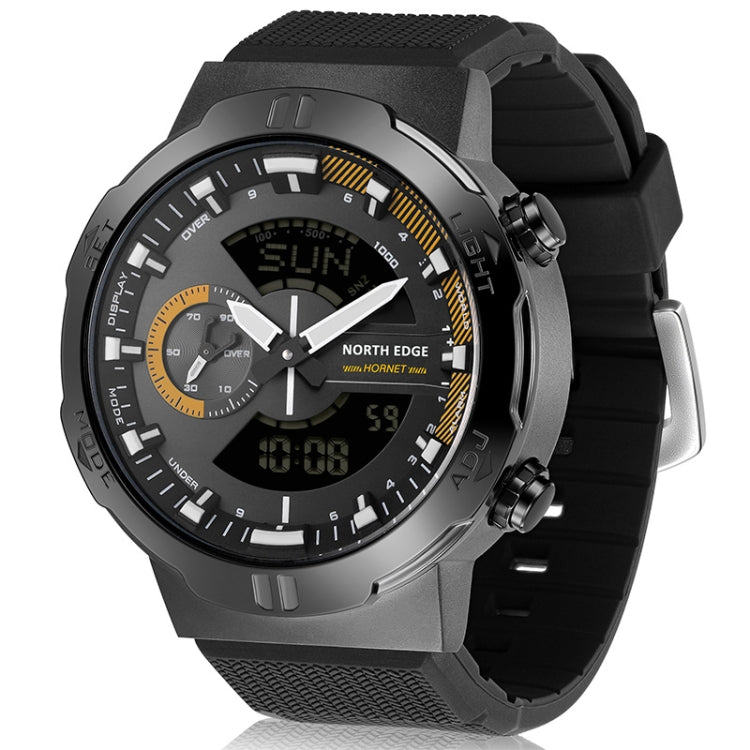 north-edge-hornet-dual-digital-alarm-clock-timing-men-luminous-sports-watchyellow