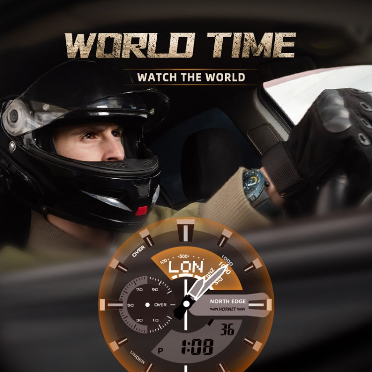 north-edge-hornet-dual-digital-alarm-clock-timing-men-luminous-sports-watchyellow