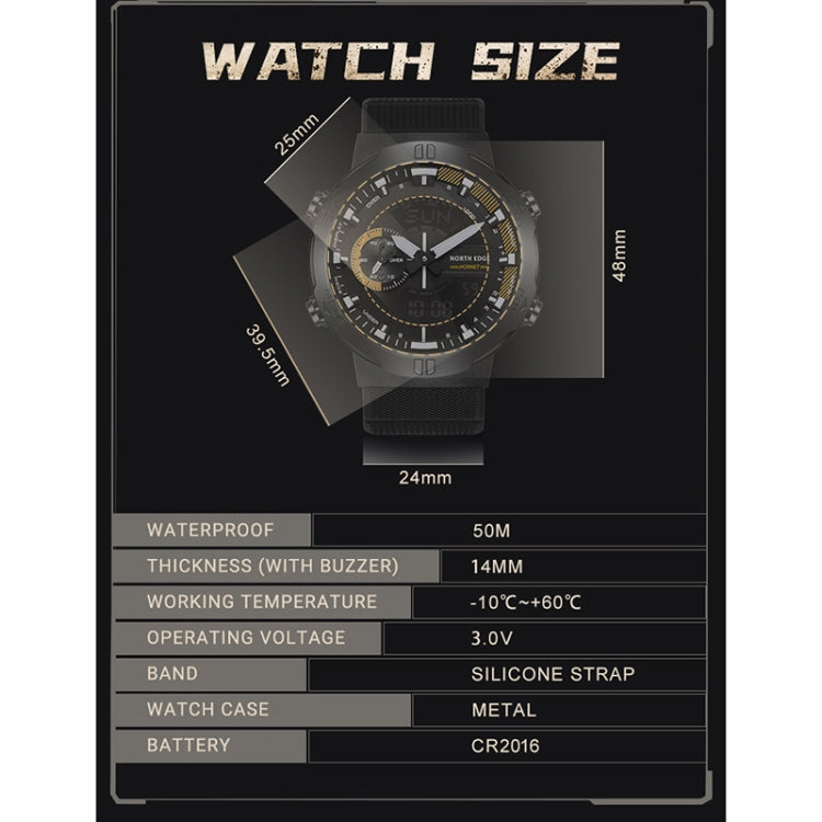north-edge-hornet-dual-digital-alarm-clock-timing-men-luminous-sports-watchyellow