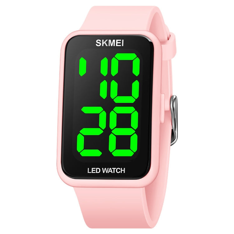 skmei-1873-pu-strap-waterproof-led-electronic-watchpink