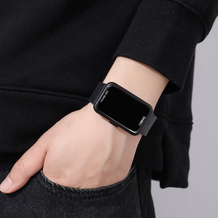 skmei-1873-pu-strap-waterproof-led-electronic-watchpink