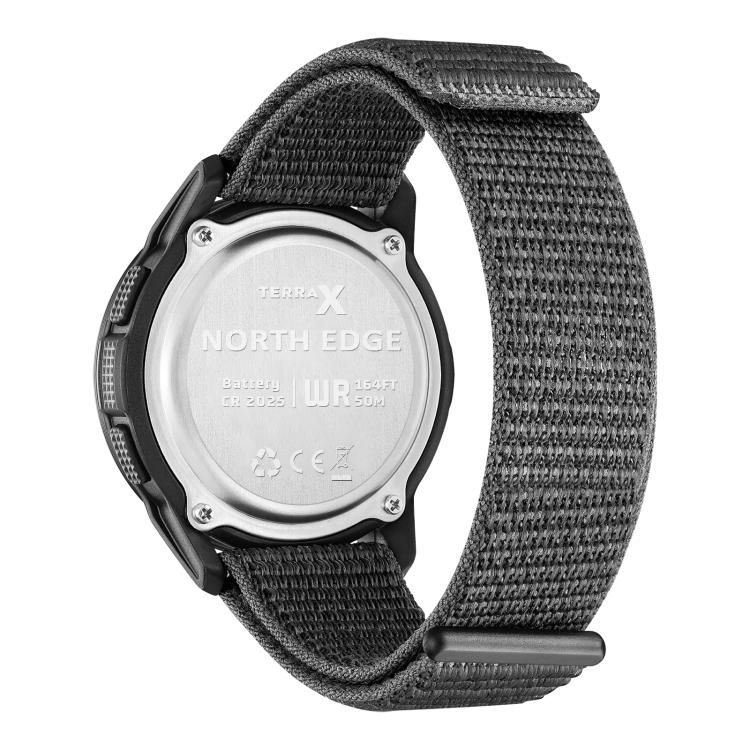 north-edge-terrax-outdoor-luminous-waterproof-men-multifunctional-nylon-strap-sports-watchblack