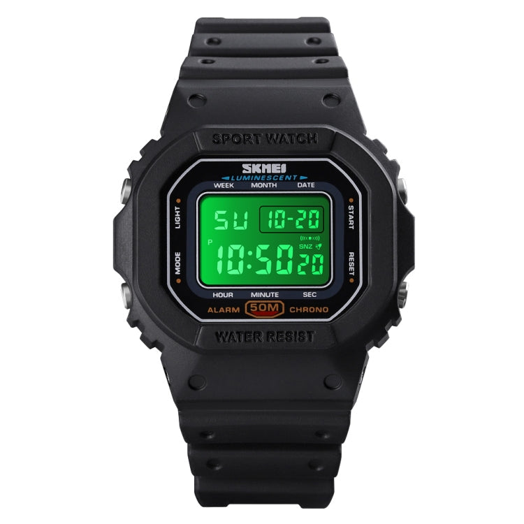 skmei-1608-multi-function-student-electronic-watch-waterproof-timing-silicone-sports-watchblack