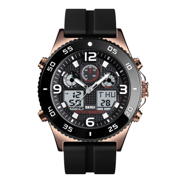 skmei-1538-multi-function-time-large-dial-steel-belt-men-casual-sports-electronic-watchrose-gold-silicone-belt