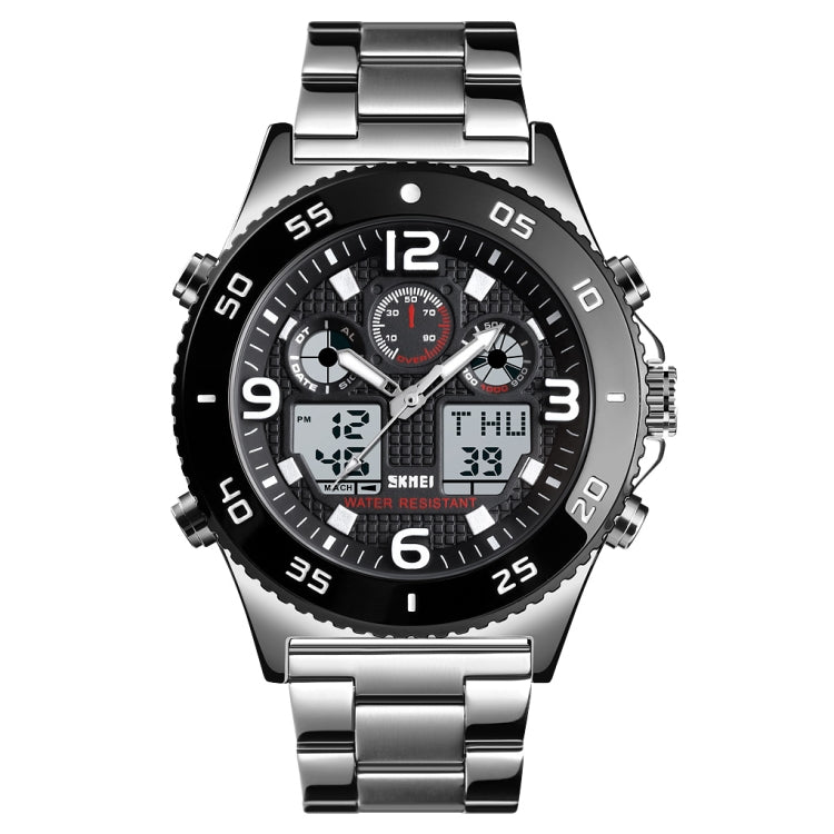 skmei-1538-multi-function-time-large-dial-steel-belt-men-casual-sports-electronic-watchsilver-steel-belt