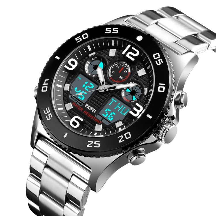 skmei-1538-multi-function-time-large-dial-steel-belt-men-casual-sports-electronic-watchsilver-steel-belt