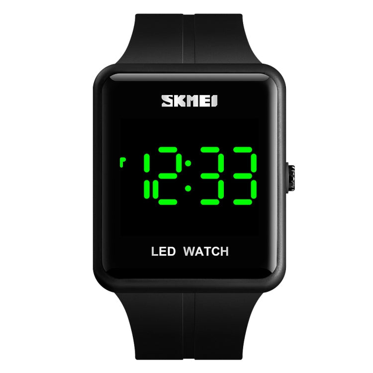 skmei-1541-fashion-led-watch-square-couple-model-waterproof-electronic-watch-silicone-watchblack