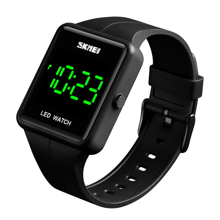 skmei-1541-fashion-led-watch-square-couple-model-waterproof-electronic-watch-silicone-watchblack