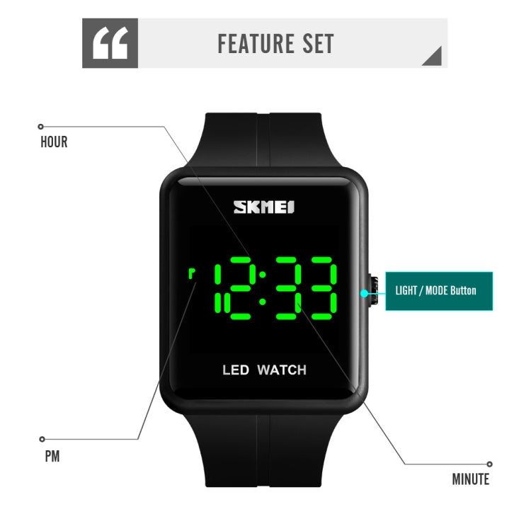 skmei-1541-fashion-led-watch-square-couple-model-waterproof-electronic-watch-silicone-watchblack