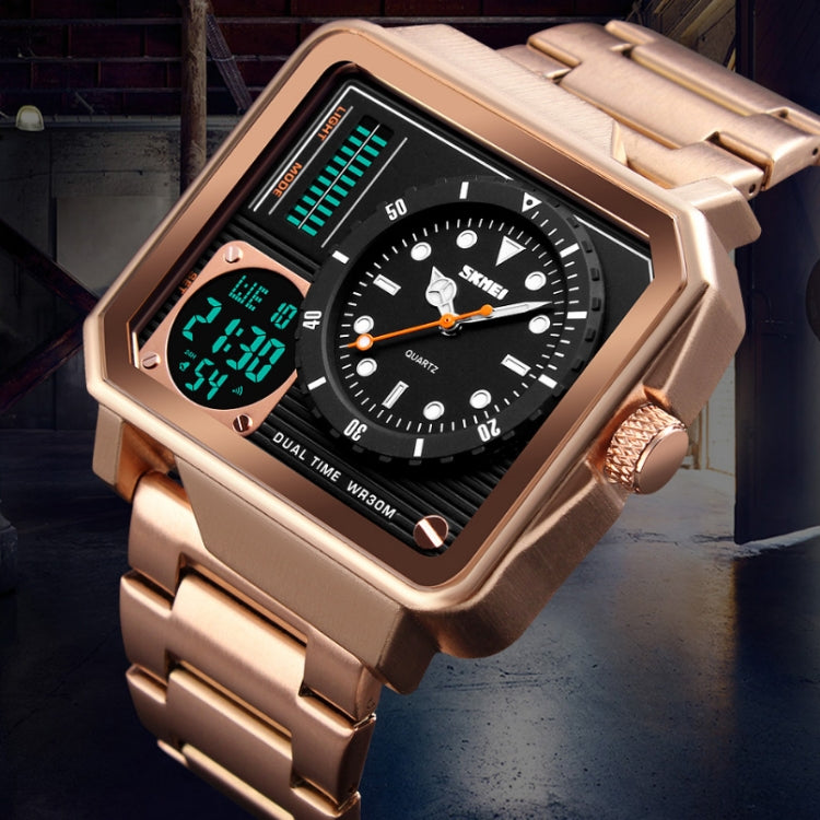 skmei-1392-multi-function-outdoor-sports-watch-business-double-display-waterproof-electronic-watchgolden