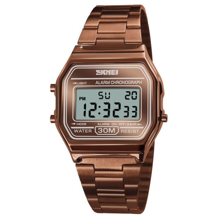 skmei-1123-men-business-lightweight-watch-waterproof-steel-band-electronic-watch-coffee-gold