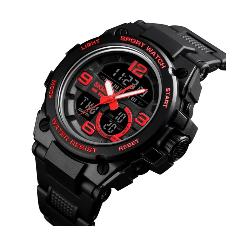 SKMEI 1452 Outdoor Sports Electronic Watch Multifunctional Waterproof Watch(Red)