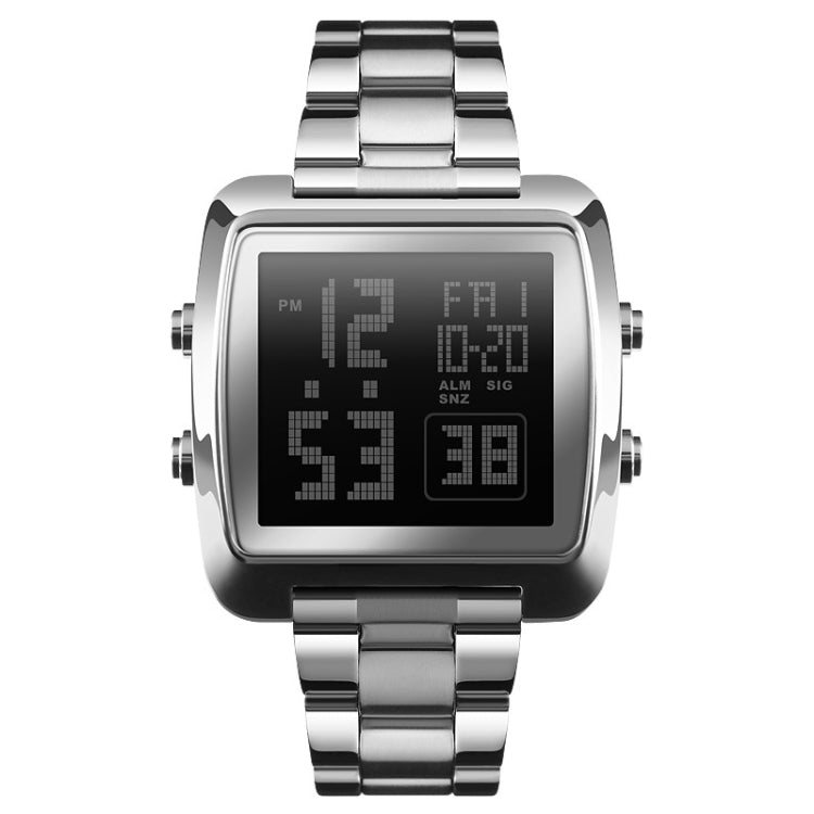 skmei-1369-retro-waterproof-gold-watch-men-steel-belt-luminous-square-watchsilver