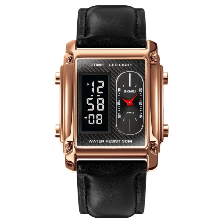 skmei-1868-square-double-display-waterproof-men-watch-style-leather-belt-rose-gold