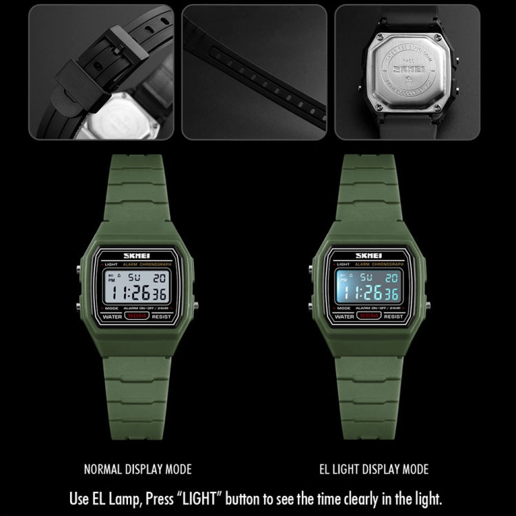 skmei-1460-children-luminous-multifunctional-waterproof-thin-sports-watcharmy-green