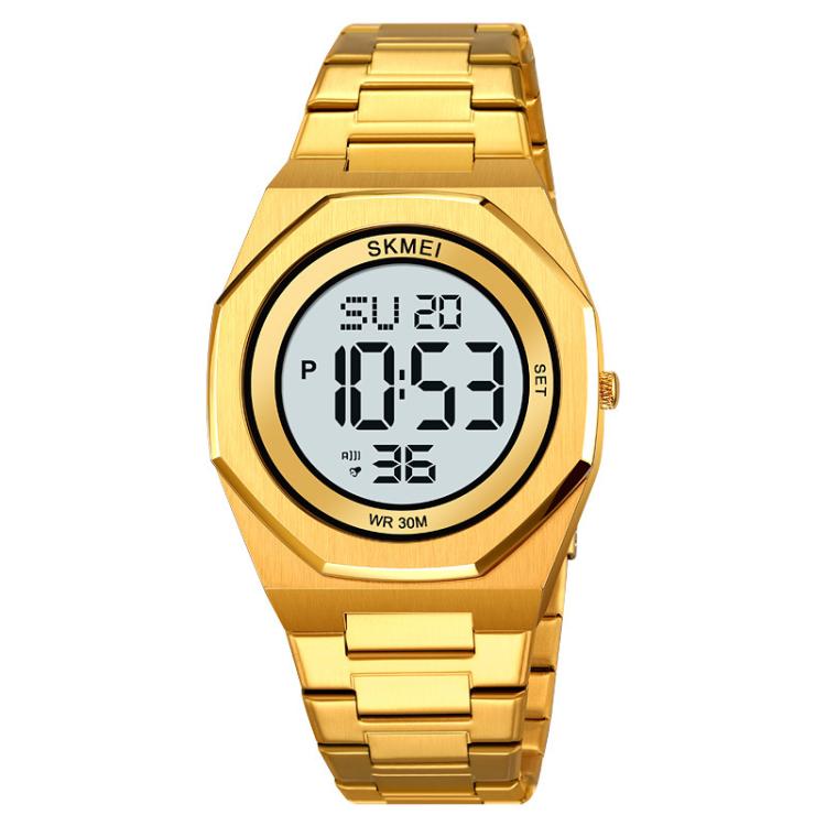 skmei-2479-men-business-casual-multi-function-chronograph-electronic-watchgold