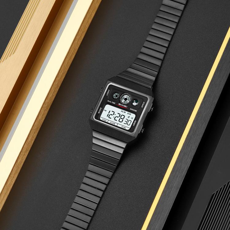 skmei-2450-men-business-multifunctional-watch-casual-waterproof-square-electronic-watchgold