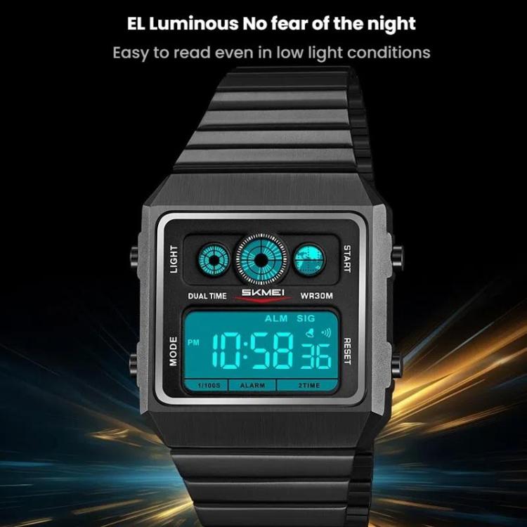 skmei-2450-men-business-multifunctional-watch-casual-waterproof-square-electronic-watchgold