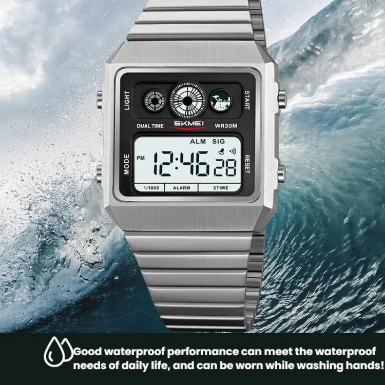 skmei-2450-men-business-multifunctional-watch-casual-waterproof-square-electronic-watchgold