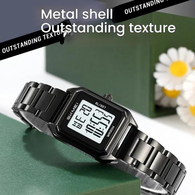 skmei-2493-small-women-electronic-watch-square-steel-strap-watch-style-black-case-white