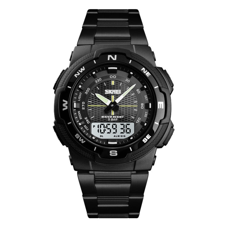 skmei-1370-multifunctional-men-outdoor-sports-noctilucent-waterproof-stainless-steel-digital-wrist-watch-black-white