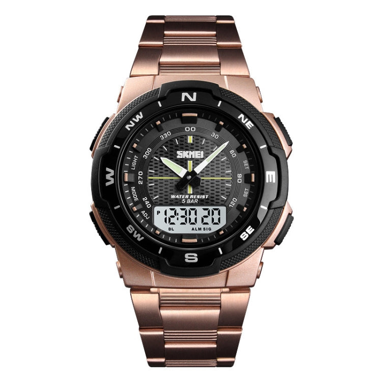 skmei-1370-multifunctional-men-outdoor-sports-noctilucent-waterproof-stainless-steel-digital-wrist-watch-rose-gold
