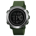 skmei-1416-multifunctional-outdoor-fashion-noctilucent-waterproof-steel-ring-digital-watch-army-green