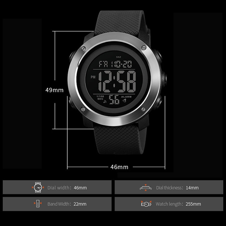 skmei-1416-multifunctional-outdoor-fashion-noctilucent-waterproof-steel-ring-digital-watch-black