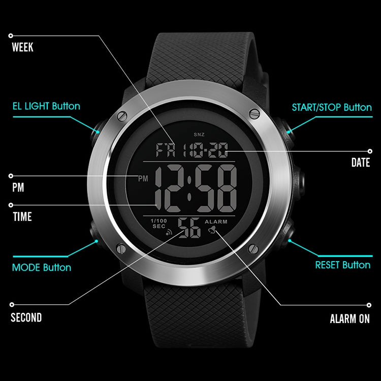 skmei-1416-multifunctional-outdoor-fashion-noctilucent-waterproof-steel-ring-digital-watch-black